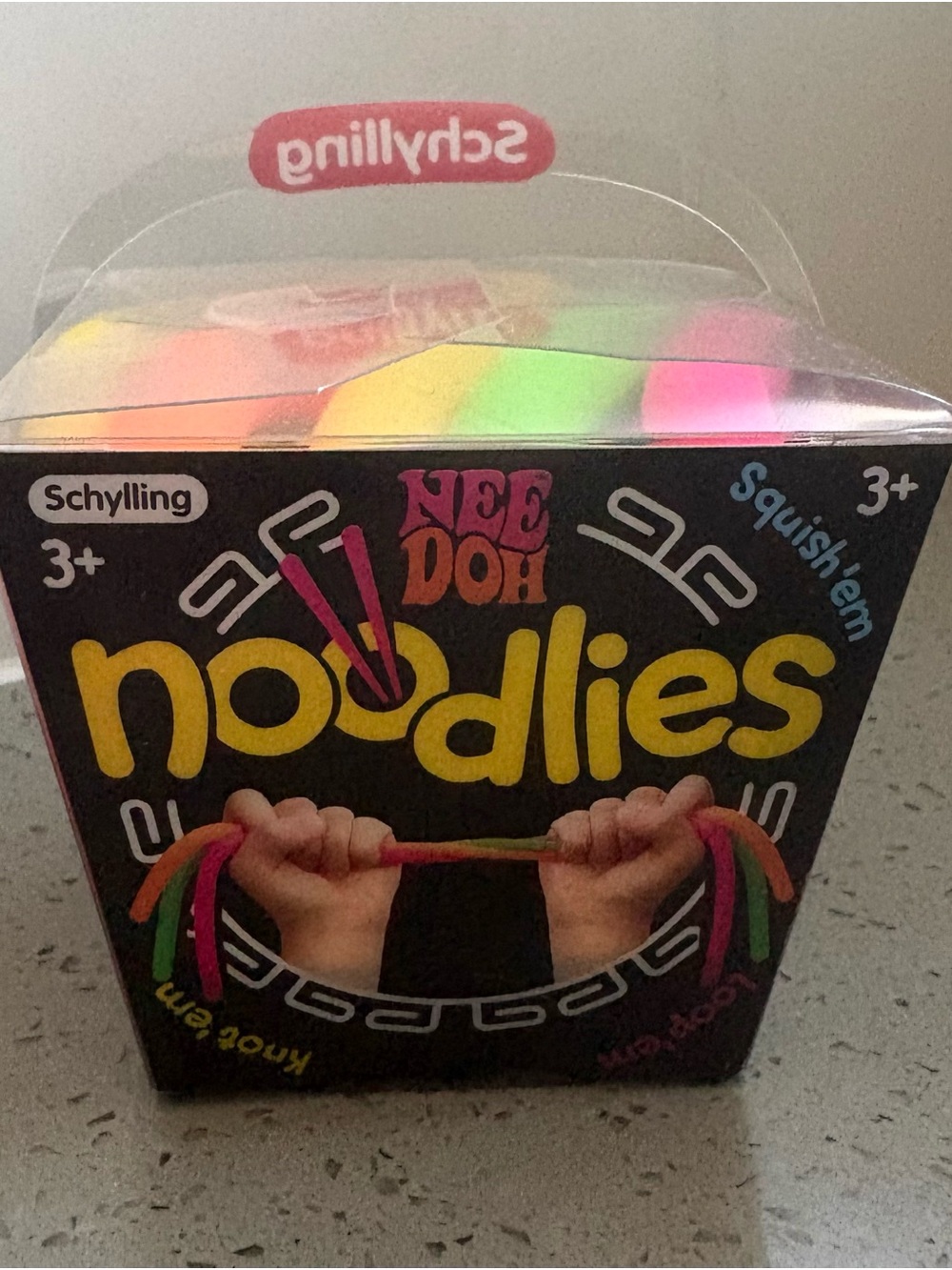 Schylling Noodlies Nee Doh sensory fidget toy Squish'em